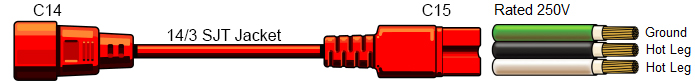 c14 c13 power cable